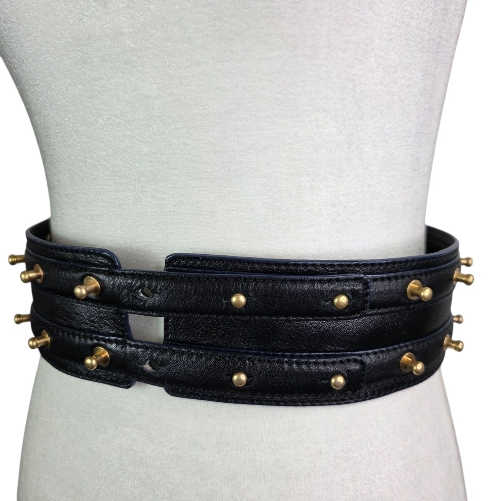 BCBG Maxazria leather Statement Belt